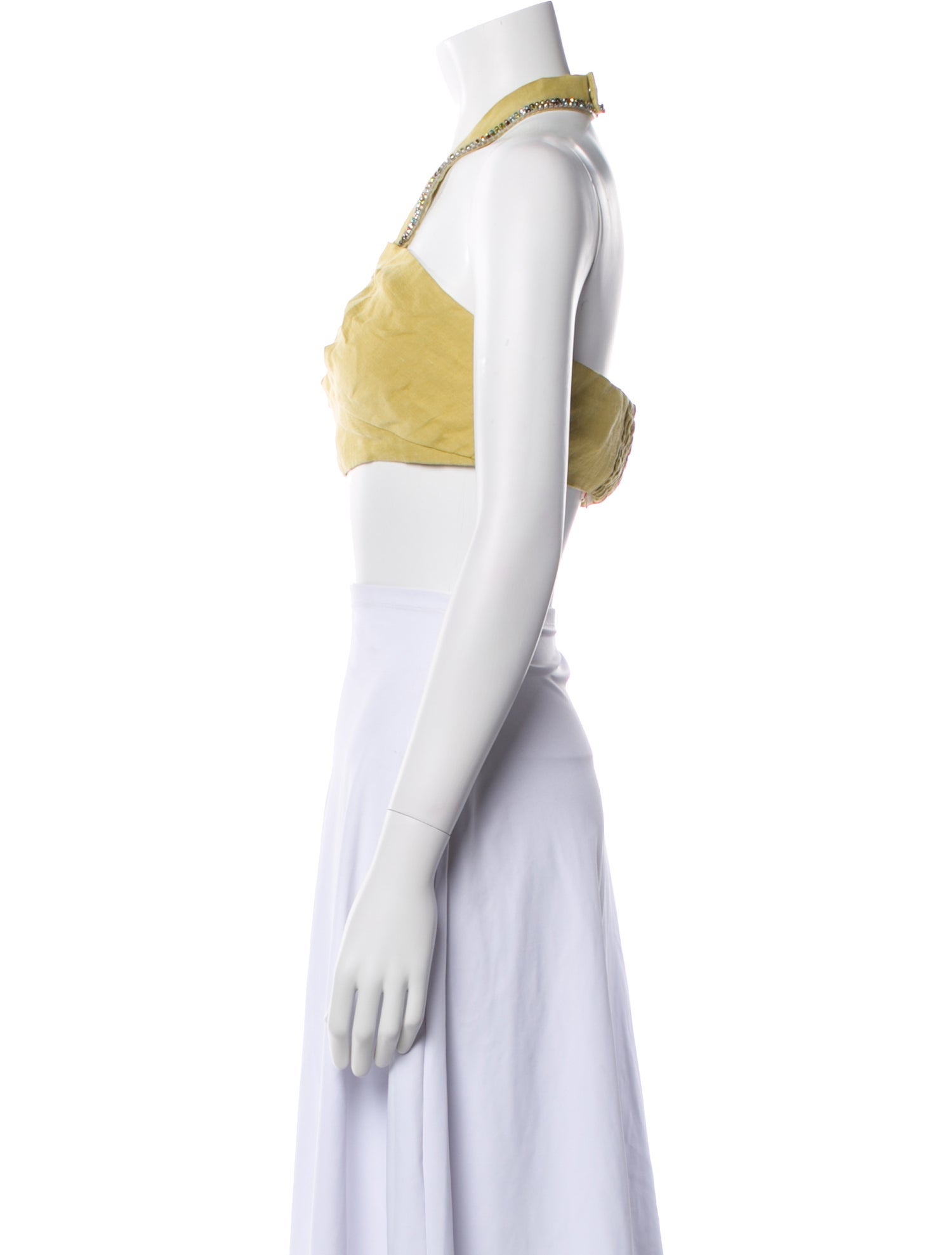 Sandro Wool Halterneck Crop Top w/ Tags